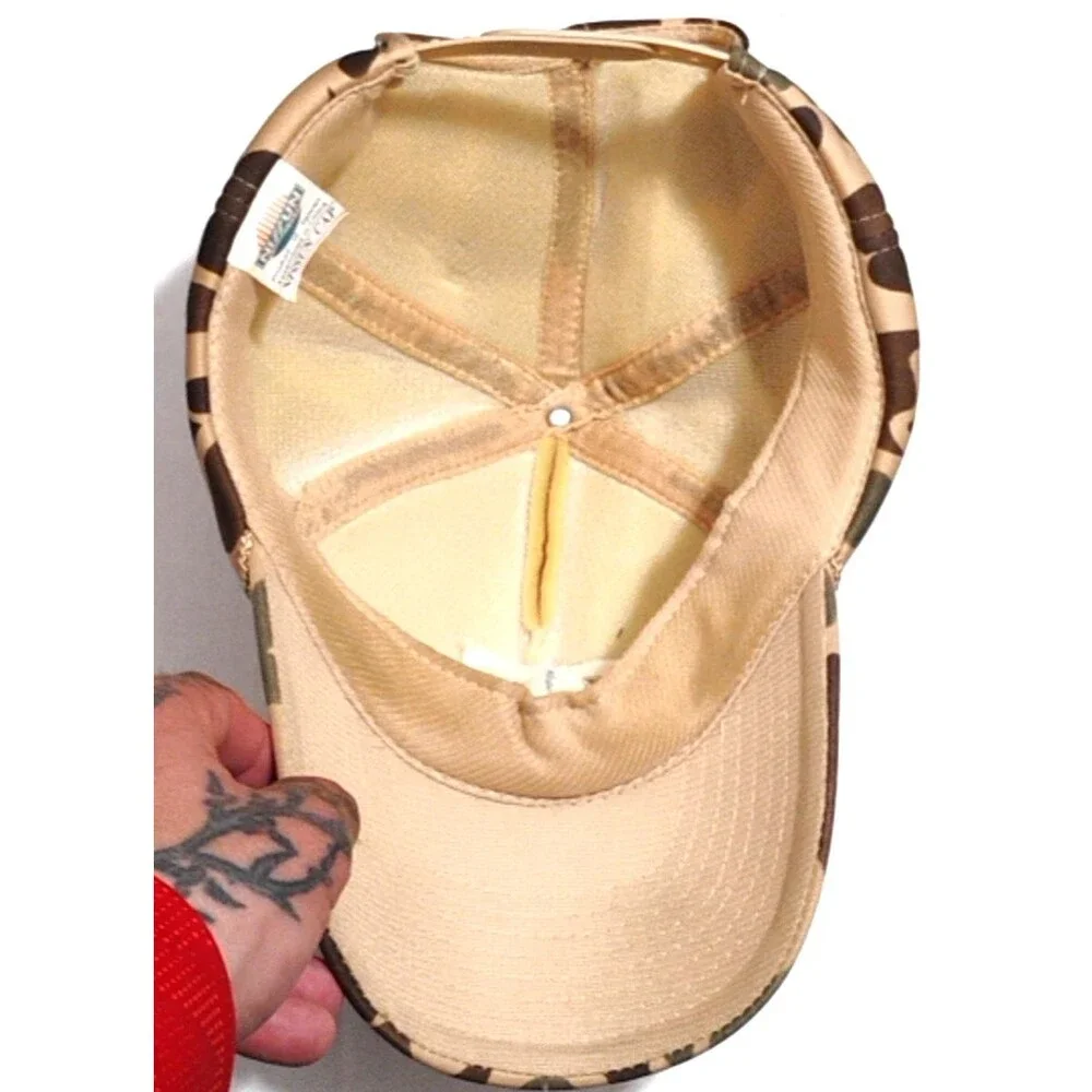 Men’s Camo Mesh Snapback Hat Adjustable Outdoor Hunting Cap Nissun Adult Gear